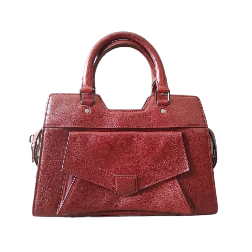 Proenza Schouler Red Leather Top-Handle Satchel